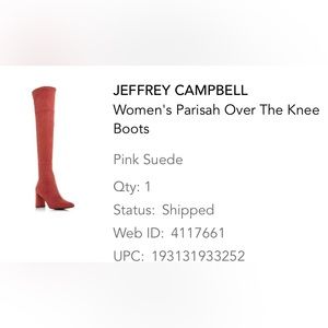 Jeffrey Campbell Parisah Over the Knee Boots